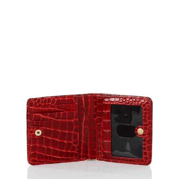 Brahmin Cynthia and Jane wallet in Red Glissandro - Picture 10 of 14